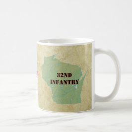 32. Pfeil-Brigaden-Militär Infanterie-Wisconsins Tasse