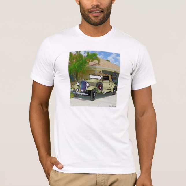 32 Plymouth Kabriolett im Florida Sun T-Shirt (Vorderseite)