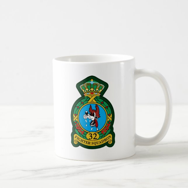 32. (taktische) Kämpfer-GeschwaderWolfhounds Tasse (Rechts)