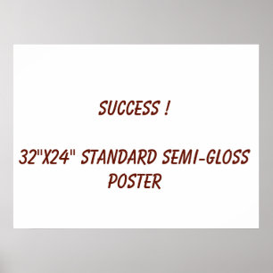 32"x24" Standardposter halbmatt Poster