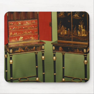 32: Zwei Chinoiseriekabinette, c.1770 Mousepad