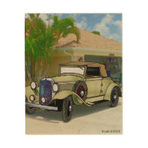32er Plymouth Cabrio in der Florida-Sonne