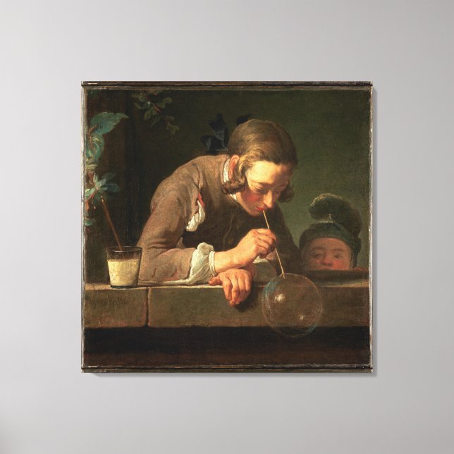 32x32 Bubble Boy Painting Leinwanddruck (Vorderseite)