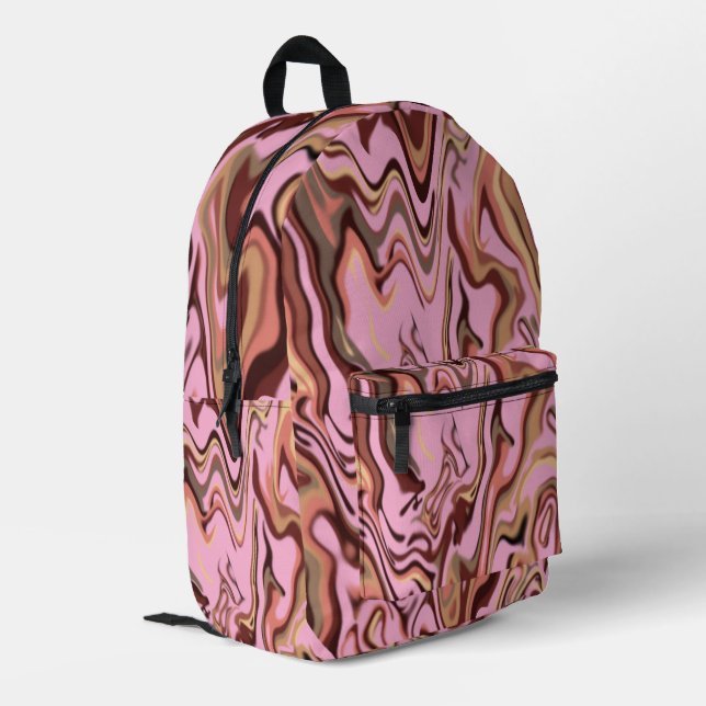 32z bedruckter rucksack (Rückseitige Ecke links)