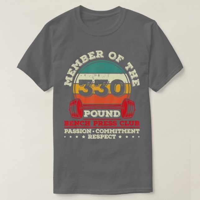 330 Pfund, Druckhöhe, Motorrad T-Shirt (Design vorne)
