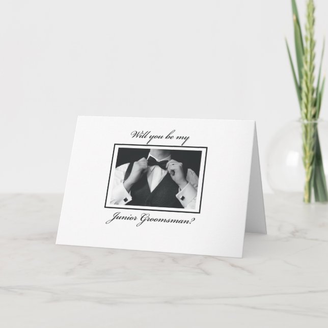 3330 wirst du Junior Trauzeuge? Einladung (Vorderseite)