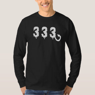 333 Engel Nummer nur halb böse Goth E Girl T-Shirt