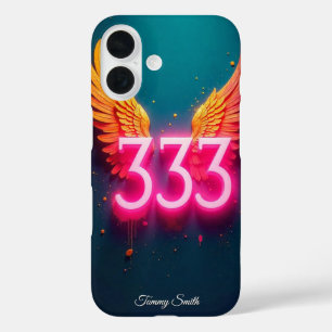 333 Manifestation der Engel-Nummer - positive Ener iPhone 16 Hülle