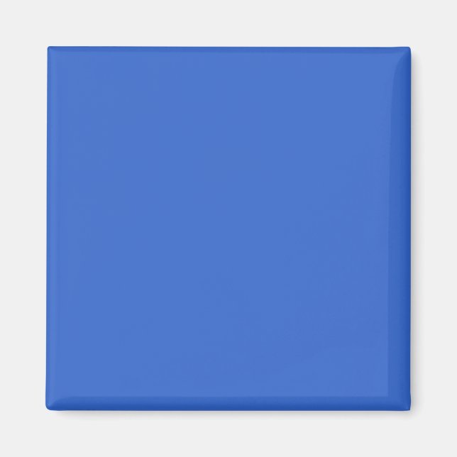 3366CC Solid Blue Background Color Template Magnet (Vorne)