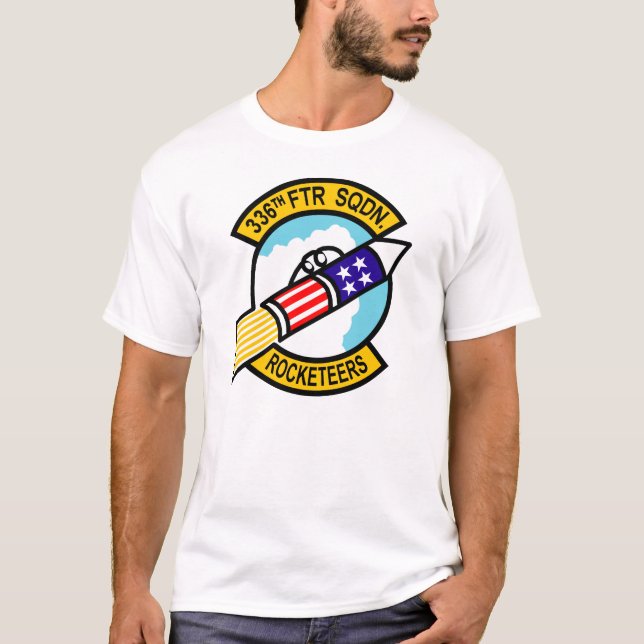 336th Kämpfer QUADRAT T-Shirt (Vorderseite)
