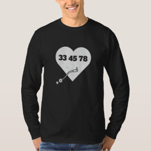 33 45 78 U/min Heart LP Sammler DJ Vinyl Schallpla T-Shirt