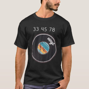 33 45 78 U/min Vintag Retro Vinyl Record T-Shirt
