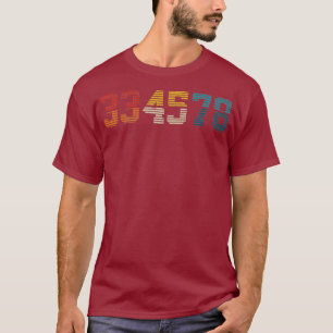 33 45 78 U/min Vintage Retro Vinyl-Schallplatte DJ T-Shirt