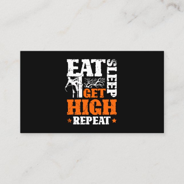 33.Arborist für einen Baumtrimmer Visitenkarte (Vorderseite)