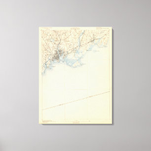 33 Bridgeport-Blatt Leinwanddruck