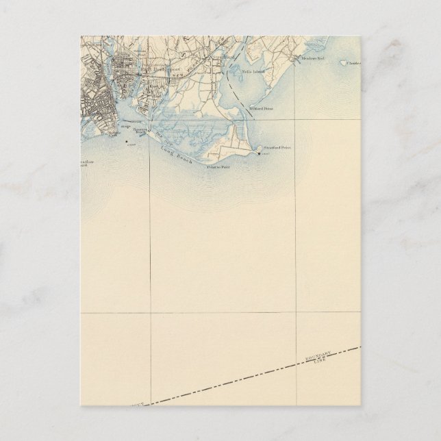 33 Bridgeport-Blatt Postkarte (Vorderseite)