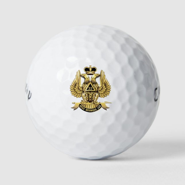 33 DEGREE MASON Golf Balls Golfball (Vorderseite)