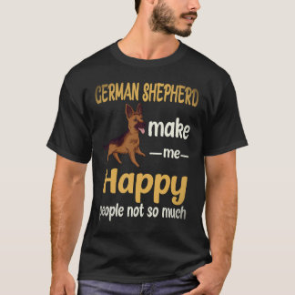 33 Deutsche Schäferhunde Machen Mich Glücklich Leu T-Shirt