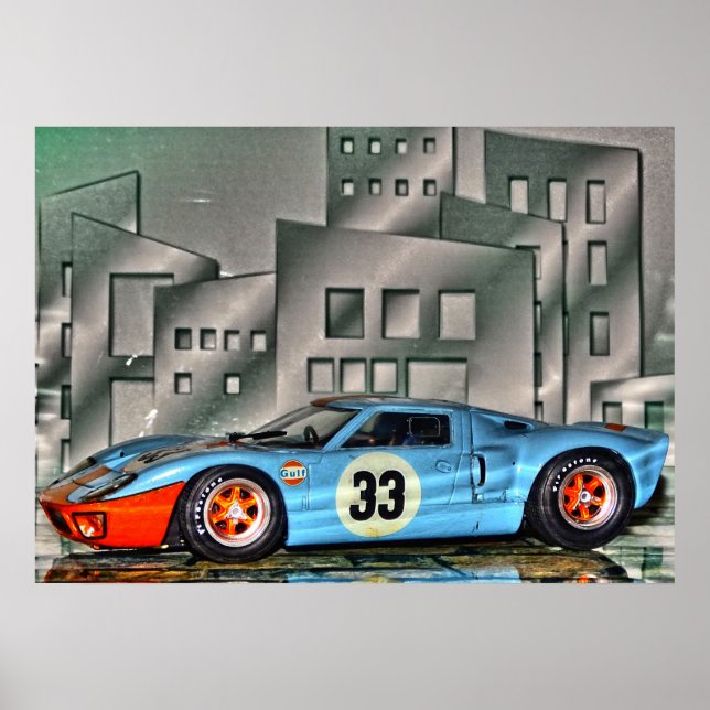 # 33 - Digital Artwork Jean-Louis Glineur Poster (Vorne)