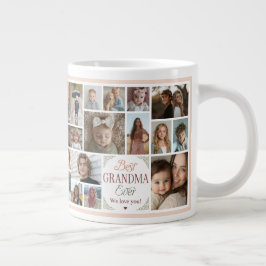 33 FotoCollage Beste Oma je Jumbo-Tasse