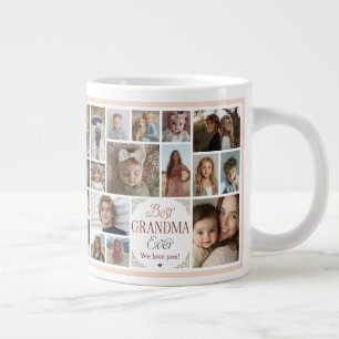 33 FotoCollage Beste Oma je Jumbo-Tasse