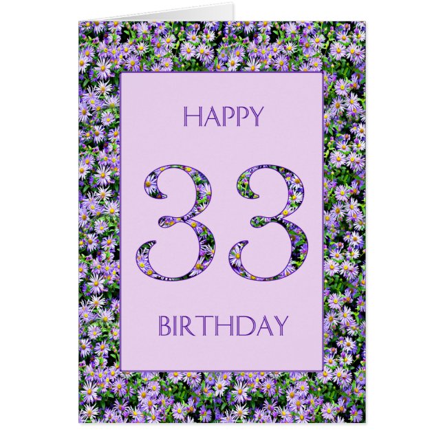 33. Geburtstag Lila Daisies (Vorne)