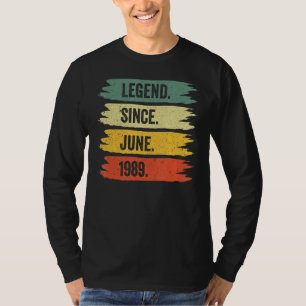 33. Geburtstag Retro Vintage Legenden wurden in J. T-Shirt