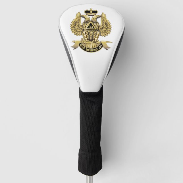 33-Grad-Mason Golf Headcover (Vorderseite)