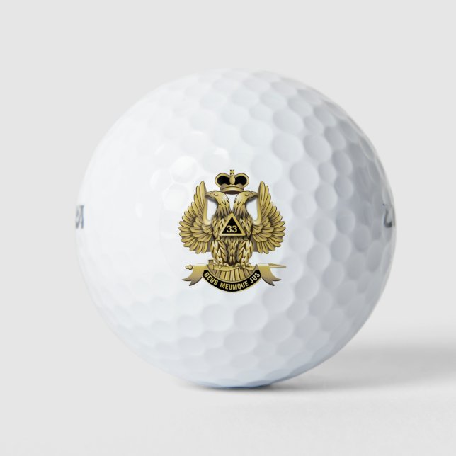 33 Grad Mason Golfball (Vorderseite)