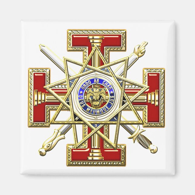 33 Grad Mason Magnet (Vorne)