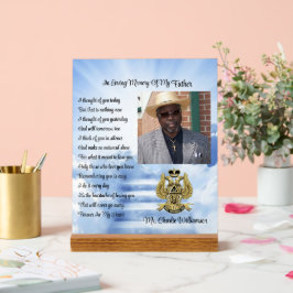 33 Grad Mason Memorial Foto Acrylschild