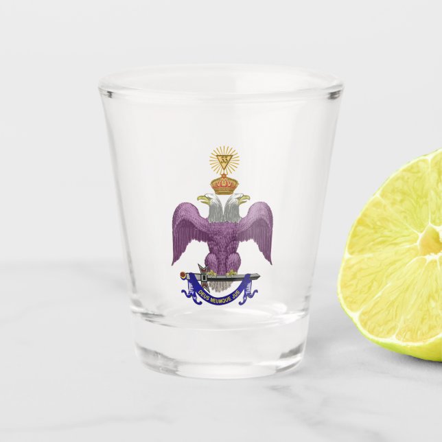 33 Grad Schnapsglas (Vorderseite)