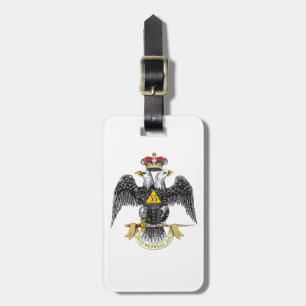 33. Grad-schottisches Ritus-Schwarzes Eagle Gepäckanhänger