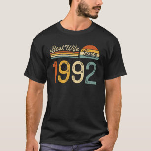 33. Hochzeitstag - Beste Ehefrau seit 1992 33 T-Shirt