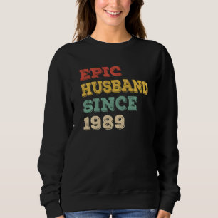 33. Hochzeitstag für seinen epischen Ehemänner Sin Sweatshirt