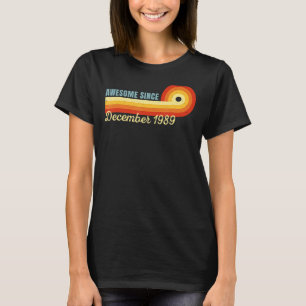 33 Jahre alt Phantastisch seit Dezember 1989 Retro T-Shirt