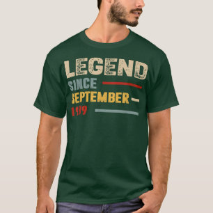 33 Jahre alte Geschenke Legend seit September 1989 T-Shirt