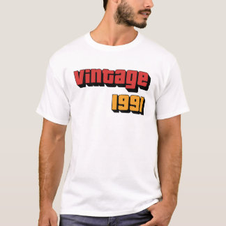 33 Jahre alte Geschenke Männer Frauen Vintag 1991 T-Shirt