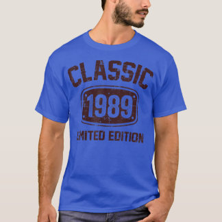33 Jahre alter Klassiker 1989 Limited Edition 33.  T-Shirt