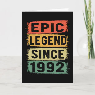 33 Jahre alter Tag Epic Legend 33. Geburtstagsgesc Karte