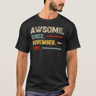 33 Jahre Phantastisch seit November 1989 33. Bir T-Shirt