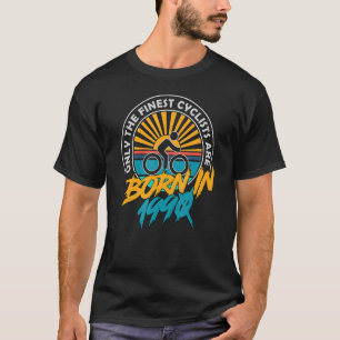 33-jähriger Radfahrer Geboren 1990 33. Geburtstag T-Shirt