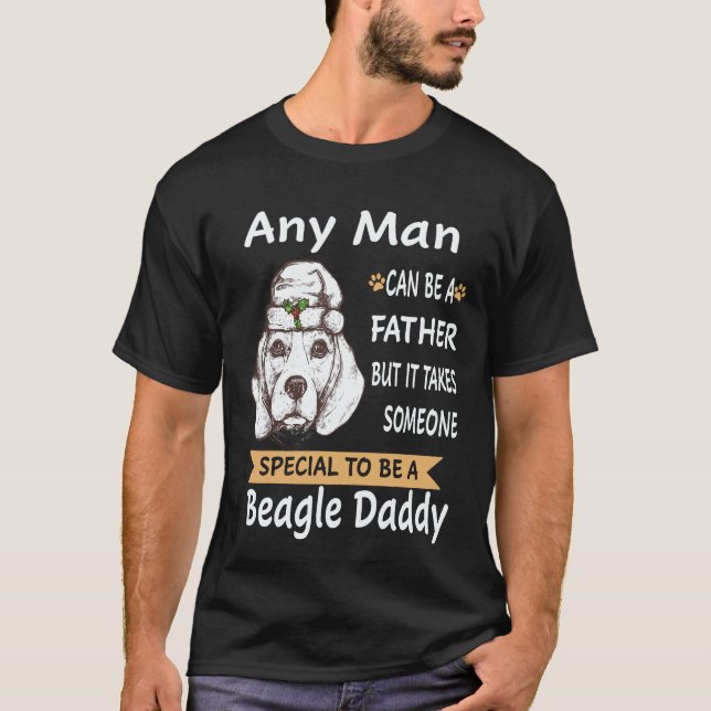 33 Jeder Mann - Beagle Daddy Beagle T-Shirt (Vorderseite)