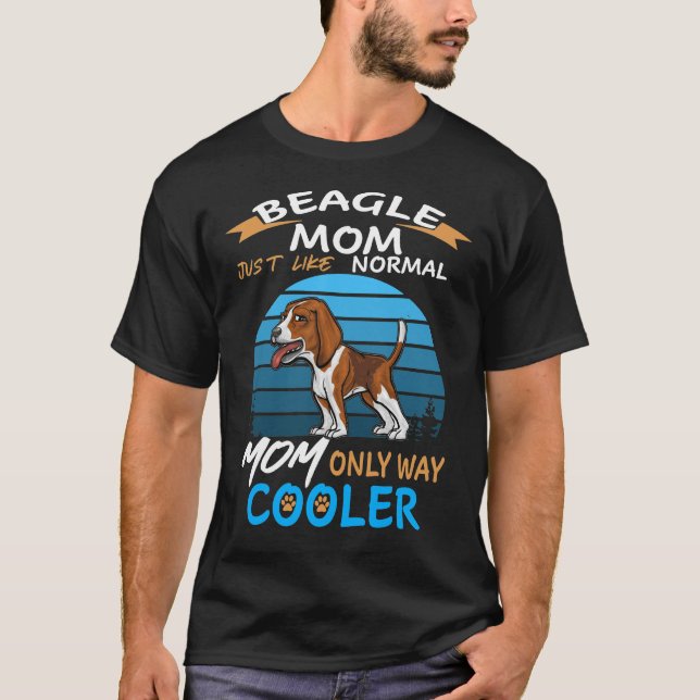 341 Beagle Mama Cooler T-Shirt (Vorderseite)