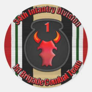 34. BCT RUNDER AUFKLEBER