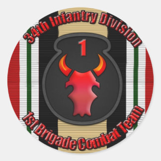 34. BCT RUNDER AUFKLEBER