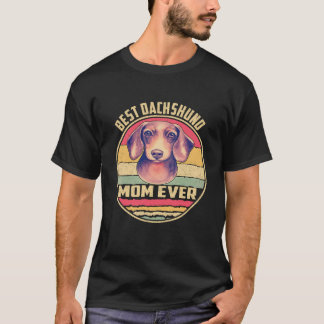 34 Beste Dachshund-Mutter überhaupt Vintage T-Shirt