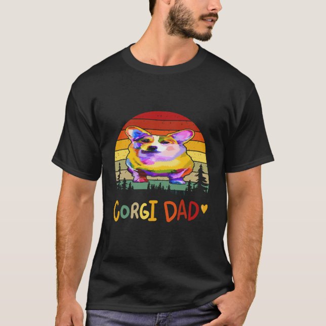 34 Corgi-Vater Corgi T-Shirt (Vorderseite)