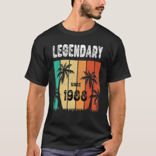 34. Geburtstag 1988 Geburtstag für Frauen und Männ T-Shirt
