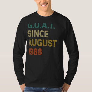 34. Geburtstag 34 Jahre alte Ziege Seit August 198 T-Shirt